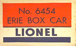 No. X6454 Erie Variation J Box End