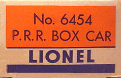 No. 6454 Variation L Early Classic Box End