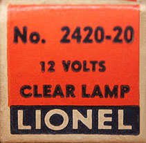 No. 2420-20 Searchlight Replacement Lamp Box End