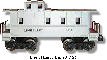 Lionel Lines Caboose No. 6017-85