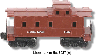 Lionel Lines No. 6037 Variation A