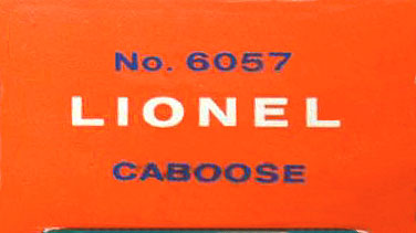 No. 6057 Orange Picture Box End