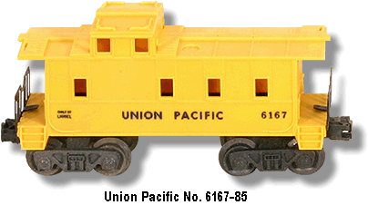Union Pacific Caboose No. 6167-85 with hand rails