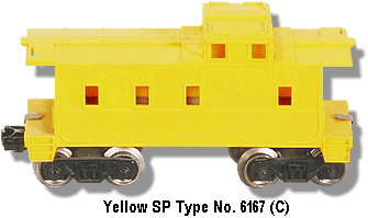 The Unmarked No. 6167 Caboose C Variation