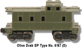 The Unmarked No. 6167 Caboose D Variation