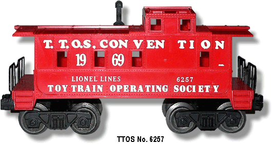 The Lionel Trains Toy Train Operating Society No. 6257
