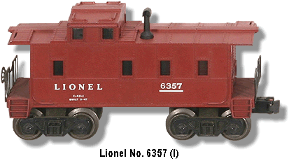 The Lionel SP Caboose No. 6357 I Variation