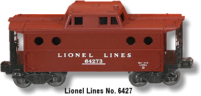 The Lionel Lines No. 6427 N5C Porthole Caboose