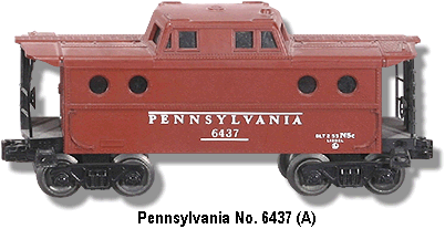 The Pennsylvania No. 6437 N5C Type Caboose A Variation