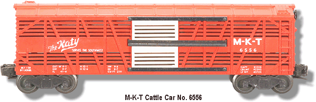 M-K-T Cattle Car No. 6556