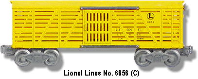 Lionel Trains No. 6656 Variation C