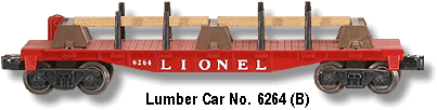 Lumber Car No. 6264 B Variation