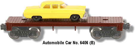Automobile Flat Car No. 6406 Variation B