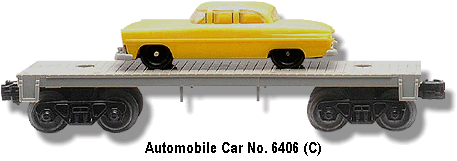 Automobile Flat Car No. 6406 Variation C