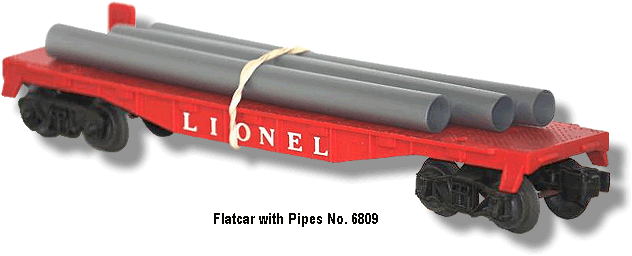 Lionel Pipe Flat Car No. 6409