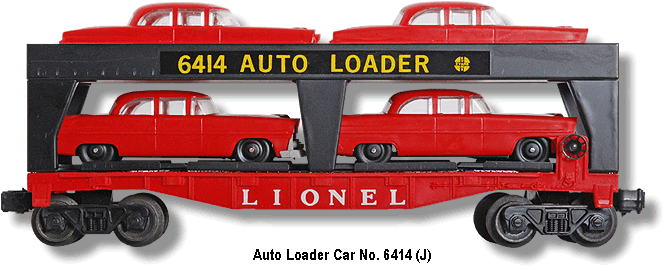 ecaled Auto Loader Car No. 6414 - Autos have Gray Bumpers