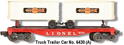 No. 6430 Variation A with incorrect for this issue Type 8 Trailers