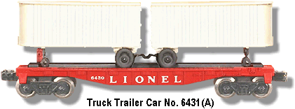 Truck Trailers Car No. 6431 Variation A