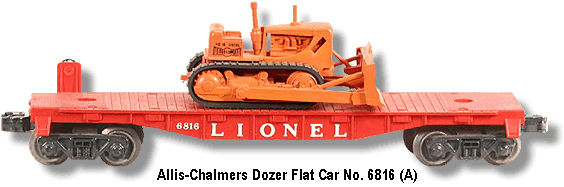 Allis-Chalmers Dozer Flat Car No. 6816 Variation A