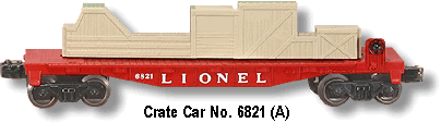 Crate Flat Car No. 6821