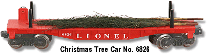 Christmas Tree Flat Car No. 6826