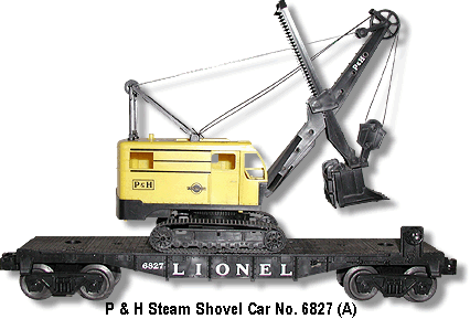 P & H Steam Shovel Car No. 6827