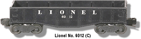 Lionel Trains No. 6012 Variation C