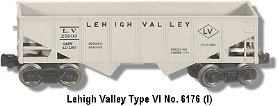 The Lionel Trains Lehigh Valley No. 6176 Type VI Variation I