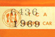 No. 6436-1969 Overprinted Box End