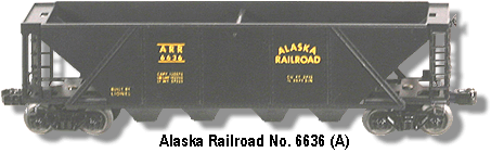 The Alaska Railroad Quad Hopper No. 6636 Variation A