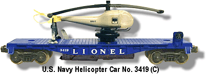 The Helicopter Launching Car No. 3419 C Variation