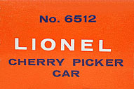 No. 6512 Orange Picture Box End