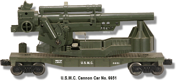 U.S.M.C. Cannon Car No. 6651