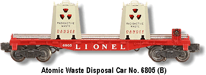 Atomic Waste Disposal Car No. 6805 Variation B