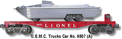 U.S.M.C. Trucks Car No. 6807