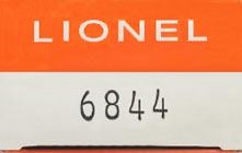 No. 6844 Orange Display Box End used for Variation C