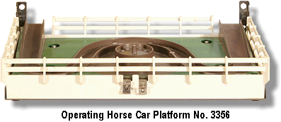 Lionel Trains Operating Horse Car Platform No. 3356