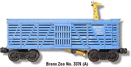 Operating Bronx Zoo Car No. 3376 Variation A