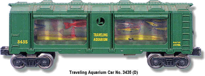 Operating Traveling Aquarium Car No. 3435 Variation D