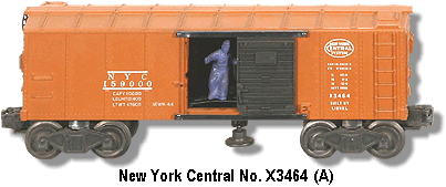 New York Central Box Car No. X3464