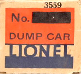 Note the overprinted Pre-War Box End