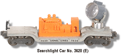 Searchlight Car No. 3620 E Variation