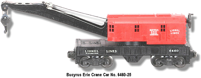 Bucyrus Erie Crane Car No 6460-25