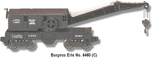 Bucyrus Erie Crane Car No 6460 Variation C