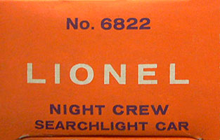 No. 6822 Orange Picture Box End
