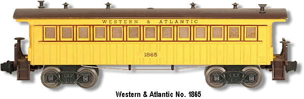The Western and Atlantic Coach Car No. 1865