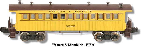 The Western and Atlantic Coach Car No. 1875W