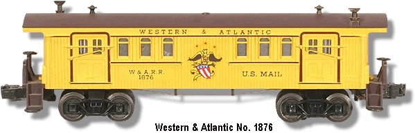 The Western and Atlantic Baggage Car No. 1876