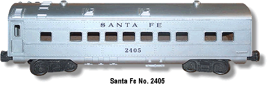 Santa Fe Pullman Car No. 2405
