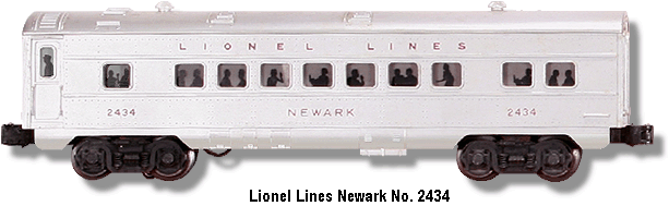Lionel Lines Newark Pullman Car No. 2434